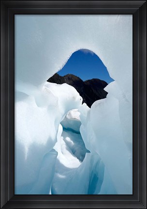 Framed New Zealand, South Island, Franz Josef Glacier, Ice Print