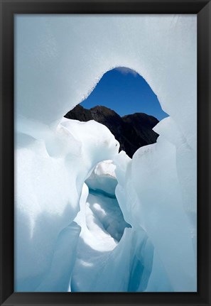 Framed New Zealand, South Island, Franz Josef Glacier, Ice Print
