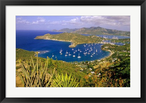 Framed English Harbour, Antigua Print