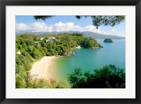 Framed Able Tasman NP, Nelson, New Zealand Print