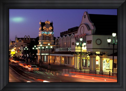 Framed LG Smith Boulevard, Oranjestad, Aruba Print