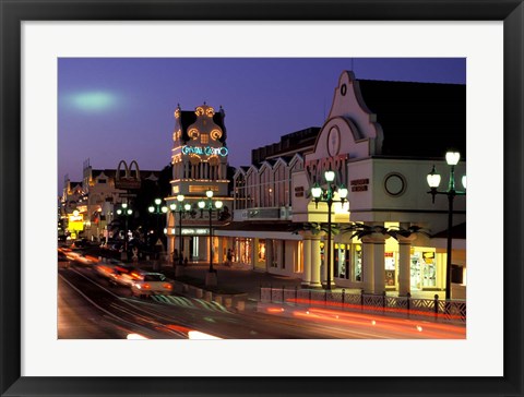 Framed LG Smith Boulevard, Oranjestad, Aruba Print