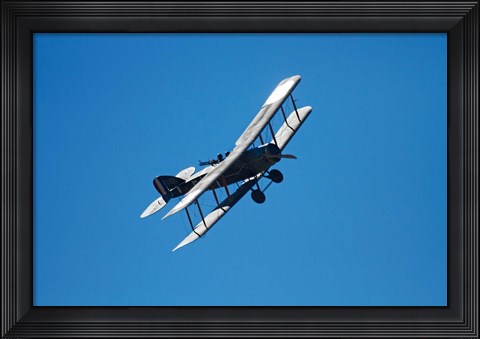 Framed British Bristol F2B Fighter, war plane Print