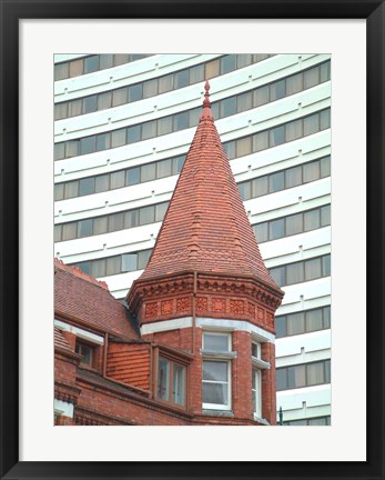 Framed Buildings, Christchurch, New Zealand Print