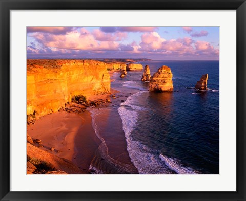 Framed Morning at 12 Apostles, Great Ocean Road, Port Campbell National Park, Victoria, Australia Print