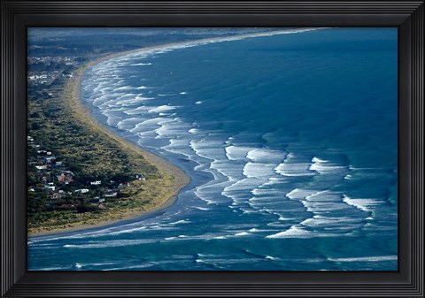 Framed Avon and Heathcote Rivers, Christchurch, Canterbury, New Zealand Print