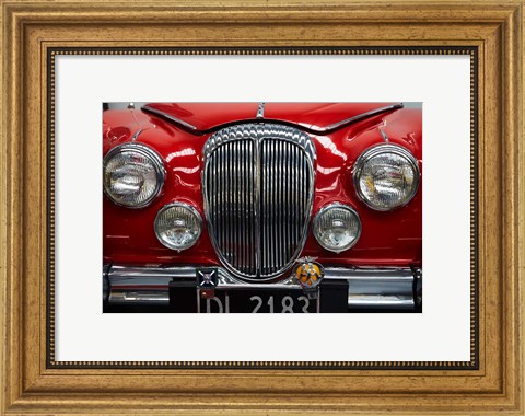 Framed Classic car, Mark I Jaguar Print