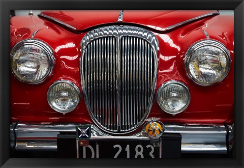 Framed Classic car, Mark I Jaguar Print