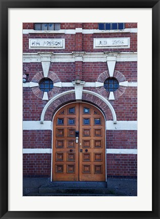 Framed Entrance to old Dunedin Prison (1896), Dunedin, South Island, New Zealand Print