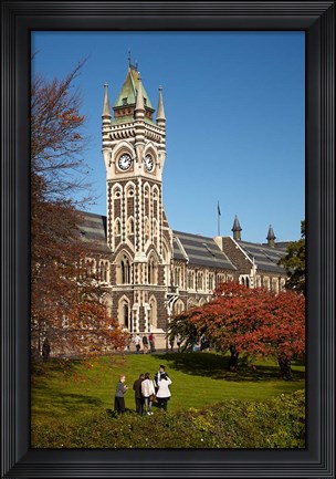 Framed Graduation photos at University of Otago, Dunedin, South Island, New Zealand Print