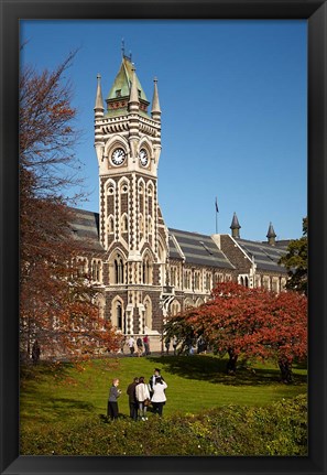 Framed Graduation photos at University of Otago, Dunedin, South Island, New Zealand Print