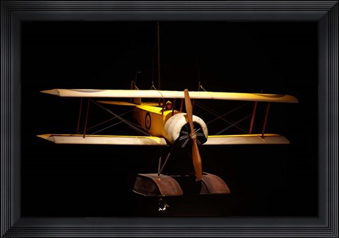 Framed Sopwith Baby seaplane, War plane, New Zealand Print