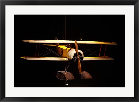 Framed Sopwith Baby seaplane, War plane, New Zealand Print