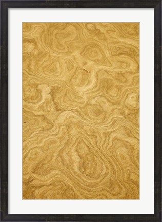 Framed Te Paki Sand Dunes, Far North, New Zealand Print