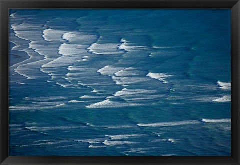 Framed Waves at the Avon and Heathcote Rivers, Christchurch, New Zealand Print