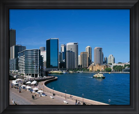 Framed Circular Quay, Sydney, Australia Print