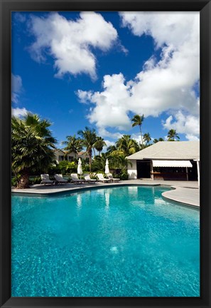 Framed Carlisle Bay Hotel, Antigua, West Indies, Caribbean Print