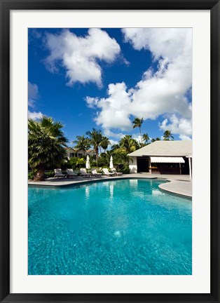 Framed Carlisle Bay Hotel, Antigua, West Indies, Caribbean Print