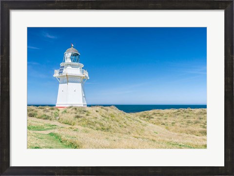 Framed New Zealand, South Island, Catlins, Waipapa Lighthouse Print