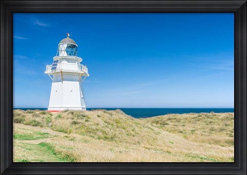 Framed New Zealand, South Island, Catlins, Waipapa Lighthouse Print