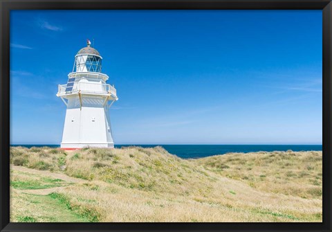 Framed New Zealand, South Island, Catlins, Waipapa Lighthouse Print