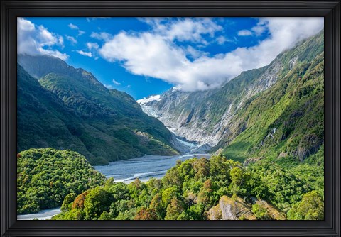 Framed New Zealand, South Island, Westland NP, Frans Joseph Glacier Print