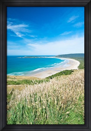 Framed New Zealand, South Island, Catlins, Tautuku Bay Print