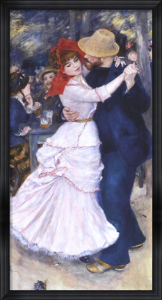 Framed Dance at Bougival Print