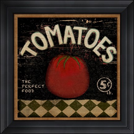 Framed Tomatoes Print