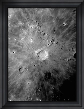 Framed Lunar Crater Copernicus Print
