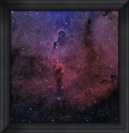 Framed Elephant Trunk Nebula Print