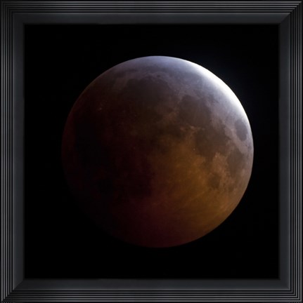 Framed Lunar Eclipse (square) Print