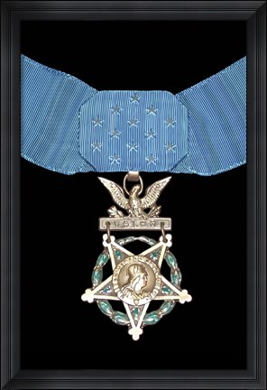 Framed Medal of Honor Print