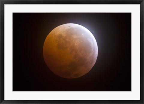 Framed Lunar Eclipse (horizontal) Print