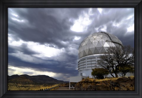Framed Hobby-Eberly Telescope Observatory Dome at McDonald Observatory Print