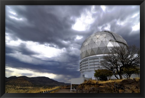 Framed Hobby-Eberly Telescope Observatory Dome at McDonald Observatory Print