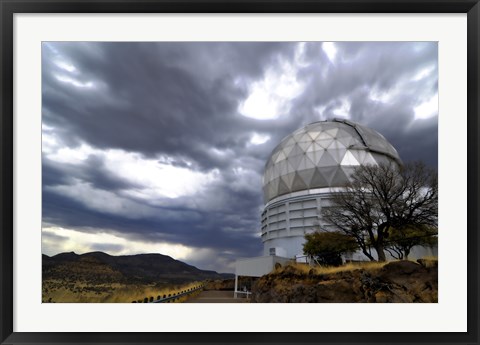 Framed Hobby-Eberly Telescope Observatory Dome at McDonald Observatory Print