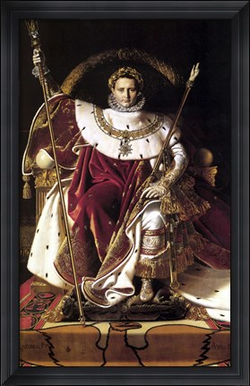 Framed Napoleon Bonaparte (restored) Print