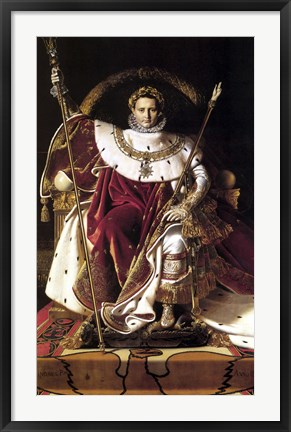 Framed Napoleon Bonaparte (restored) Print