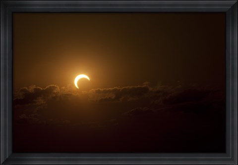 Framed Partial Solar Eclipse Print