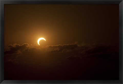 Framed Partial Solar Eclipse Print