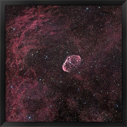 Framed Crescent Nebula Print