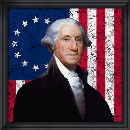 Framed George Washington Print