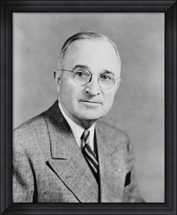 Framed Harry S Truman Print