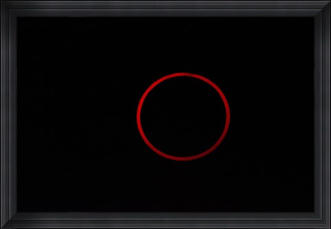 Framed Totality During Annular Solar Eclipse Print