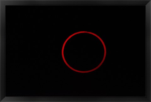 Framed Totality During Annular Solar Eclipse Print