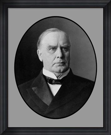 Framed President William McKinley, Jr Print