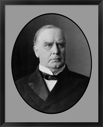 Framed President William McKinley, Jr Print