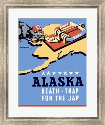Framed Alaska, Death Trap Print