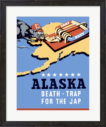 Framed Alaska, Death Trap Print